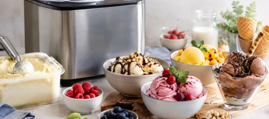 Besondere Eisrezepte mit Eismaschine: Kreative Sorten und Desserts